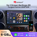 DAB+128GB Android14 Carplay Autoradio Für Citroen Berlingo B9 2008-2019 GPS NAVI