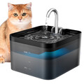 Katzenbrunnen Automatische Wasserbrunnen 2.2 L Mit LED Zichtbare Waterpeil 