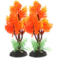  2 Pcs Aquarienlandschaft Wasserlandschaft Dekoration Aquarium Künstliche