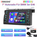 DAB+ CarPlay Für BMW E46 M3 3ER Android12 Auto Autoradio 7" GPS Navi FM RDS +KAM
