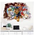 Paw Patrol Wandtattoo Sticker Kinderzimmer Wand Deko Wandkleber Aufkleber Chase