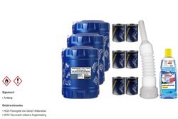 30L MANNOL 7832 4-Takt Powerbike Motorradöl API SM JASO MA/MA2 Additiv Schlauch