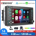 128G Carplay DAB Autoradio Android 14 Für VW T5 Multivan Transporter Touareg GPS