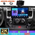 13.1" Android 14 2K 64G CarPlay Autoradio GPS Für Fiat Ducato Peugeot Boxer DAB+