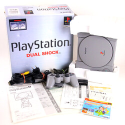 Sony Playstation 1 PS1 NTSC-J Japanisch Konsole OVP Zubehörpaket Inlay Anleitung