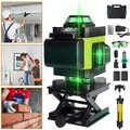 16 Line Laser Level Laser Wasserwaage Kreuzlinienlaser mit Stativ Lasermessgerät
