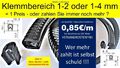 Klemm 1-2  1-4 Kantenschutz Kantenschutzprofil Keder Gummi Steck Band Profil PVC
