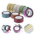 10 Stk. farbiges DIY Deko Klebeband Washi Bänder ( )