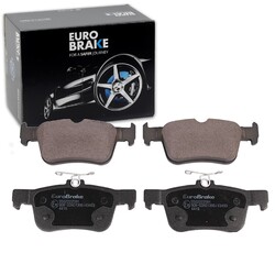 EUROBRAKE BREMSBELÄGE SATZ HINTERACHSE PASSEND FÜR FORD GALAXY KUGA MONDEO