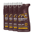 4 (4x1) Liter MANNOL SAE 5W-30 Energy Combi LL Motoröl / Longlife III