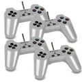 4 ORIGINAL PS1 - PLAYSTATION 1 CONTROLLER in GRAU (SCPH-1080) #4