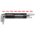 KS Tools  3 in 1 Torx-Winkelstiftschlüssel-Satz mit Bohrung,8-tlg lang