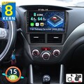 8Kern 4+64GB Android 15 Carplay Autoradio GPS Navi Für Subaru Forester 2008-2012