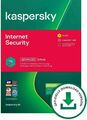 Kaspersky Internet Security 2022 • 1/ 3 / 5 / 10 Geräte 1 oder 2 Jahre per Email