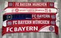 5x FC Bayern München / Sammelauflösung / Webschal / Seidenschal NEU #86