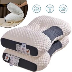 Memory Foam Nackenkissen Ergonomisches Orthopädisches Kopfkissen für Nacken