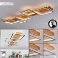 LED Ess Wohn Schlaf Zimmer Raum Beleuchtung Decken Lampen dimmbar Holz modern
