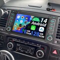 Autoradio Für VW T5 Multivan Transporter 8kern Android14 Carplay GPS Navi 6+128G
