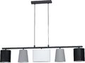 Weiß Schwarz Grau Moderne Hängelampe Pendelleuchte 5x25W/E14 120x25,5x110 [cm]