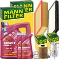 MANN INSPEKTIONSPAKET+7L MANNOL 5W-30 MOTORÖL passend für BMW 3er E36 320-328i