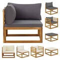 Modular Gartensofa Auflagen Gartenmöbel Sofa Lounge mehrere Auswahl vidaXL