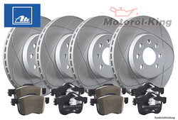 ATE Power Disc Bremsenset Audi 100, 100 Avant, A4, A4 Avant VA 288MM + HA 245MM