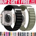 Nylon Armband für Apple Watch Series10 9 8 7 6 5 4 3  Ultra Loop 45/49mm Alpine