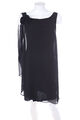 NAF NAF Cocktailkleid Kleid Abendkleid Chiffon XL schwarz