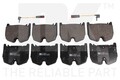 NK Bremsbelagsatz Scheibenbremse 223357 für KLASSE MERCEDES W220 SL R230 C215