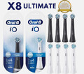 4/8er Pack Oral-B iO Ultimative Clean Reinigung Aufsteckbürste Schwarz/Weiß