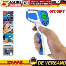 Infrarot Thermometer LCD Laser Pyrometer IR 12:1 bis +550°C Temperatur Messgerät