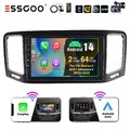 64G Android 14 Carplay DAB+ Autoradio Für VW Sharan II 7N 2010-2021 GPS NAVI Cam