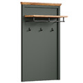 trendteam Garderobenpaneel Flurgarderobe Paneel Stanton Tannengrün 77 x 123 cm
