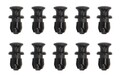 10x TOURMAX Halteclipsatz Karosserie RVT-LR03 Kunststoff