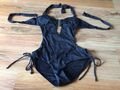 Schöner Badeanzug, Bikini (Einteiler) Gr. XS, 34 schwarz !!!