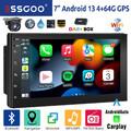 DAB+ 2 DIN 4+64G Android 13 Carplay Autoradio Bluetooth GPS NAVI WiFi RDS HD KAM