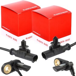 2X HERTH+BUSS ABS-SENSOR RADDREHZAHL HINTEN LI+RE passend für NISSAN MICRA NOTE