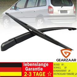 Heck Scheibenwischer + Heckwischerarm Wischblatt Hinten Für Opel Zafira A F75