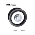VKM 34023 SKF Umlenk-/Führungsrolle, Keilrippenriemen