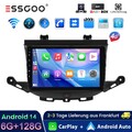 DAB+ 6+128G Android 14 Autoradio Carplay GPS NAV Für Opel Astra K 2015-19 KAM FM
