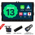 DAB+Für VW GOLF 5 6 Touran Caddy Passat Autoradio 9" Android 13 CarPlay GPS Navi