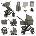 ABC DESIGN Salsa 4 Air Starter Set Wheat Pure Edition 3in1 Kombi-Kinderwagen-Set