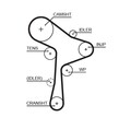 GATES K015678XS Zahnriemensatz für Vw Seat Audi Skoda Man