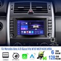 Apple Carplay 9" Android 14 GPS Autoradio Für Mercedes Benz A/B Klasse W169 W906