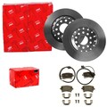 TRW BREMSSCHEIBEN 310mm + BELÄGE HINTEN passend für VW PHAETON 3D Bj. 2002-2016