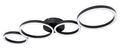 Globo Lighting LED Deckenleuchte Venosa 88,5 cm, schwarz  Deckenleuchte
