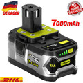 7.0Ah 18V  Akku für RYOBI One+ Plus Lithium RB18L50 P108 P104 Batterie