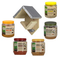 Wildvögel Vogelfutterhaus für Erdnussbutter Futtergläser Futter z. Auswahl