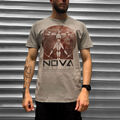 Herren Nova Robotics Kurz Schaltung T-Shirt Laboratories Retro Film Jonny 5 Film