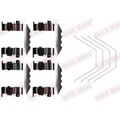 1x Zubehörsatz, Scheibenbremsbelag QUICK BRAKE 109-0018 passend für